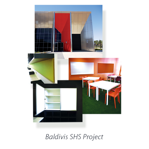 Montage of images for boards manufactured for Baldivis Senior High School