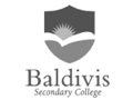 Baldivis Secondary College logo greyscale