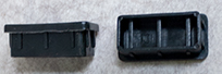 Photo of Vista end caps (black)