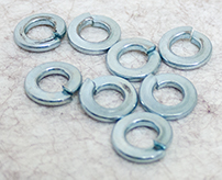 Photo of eight spring washers