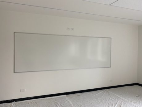 Vista 3600mm matt projection surface whiteboard